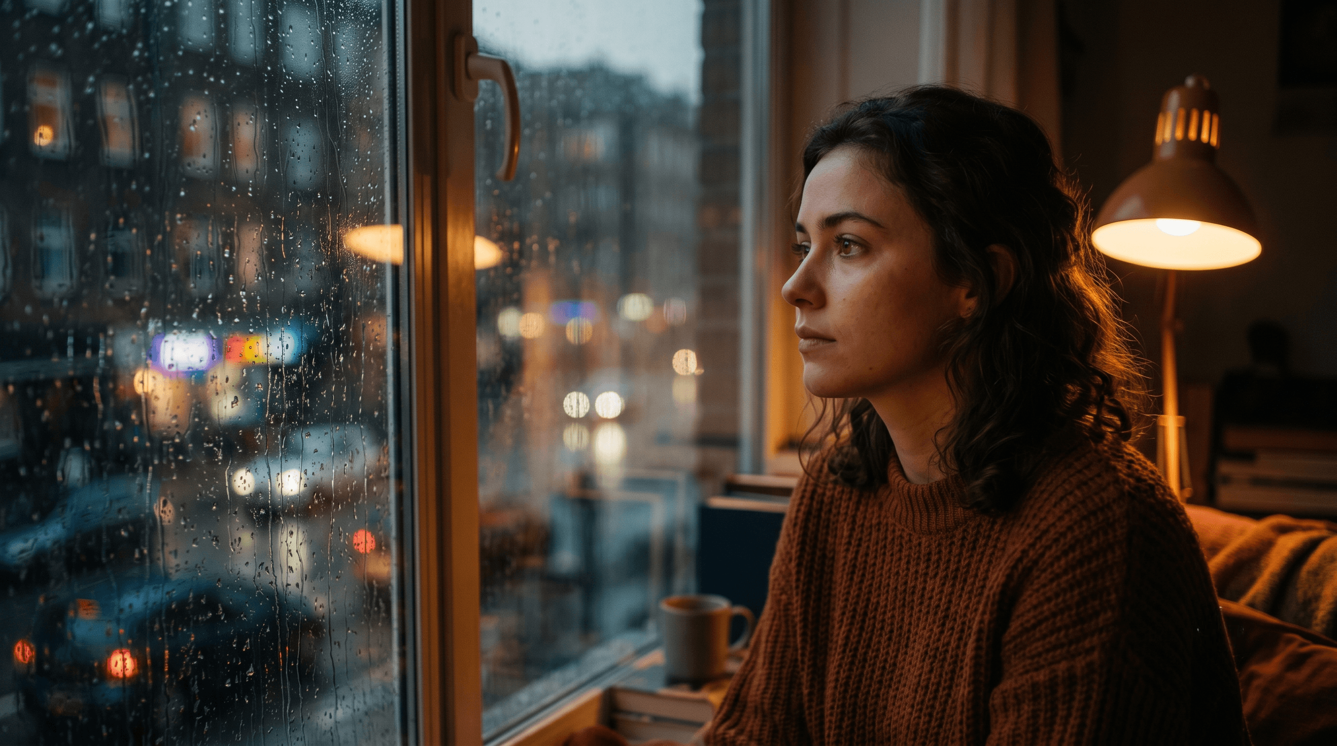 Résultat IA avec le prompt optimisé Voxstel — portrait photoréaliste cinématographique